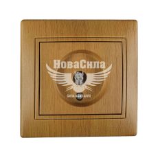 LEZARD MIRA Розетка супутникова TV прохідна, дуб класичний матовий