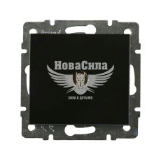 LEZARD RAIN Розетка супутникова TV прохідна, антрацит, (без рамки)