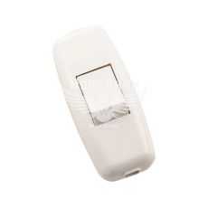 LEZARD Вимикач навісний одинарний, білий