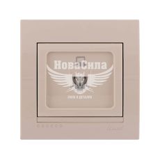 LEZARD DERIY Розетка комп'ютерна RJ45 CAT5, крем