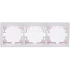 LEZARD MIRA Рамка 3-а горизонтальна, білий