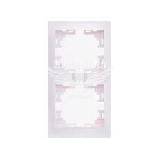 LEZARD MIRA Рамка 2-я вертикальная, белый