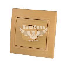 LEZARD MIRA Вимикач реостатного типу (діммер) 800W, клен