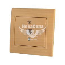 LEZARD MIRA Розетка телефонна євро, клен