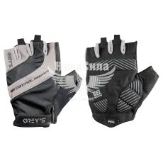 Рукавиці (Greys) L короткі пальці, гелеві вставки чорні/сірі GR18353