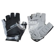 Рукавиці (Greys) M короткі пальці, гелеві вставки чорні/сірі GR18132