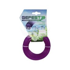 Косильна струна (Gefest) круг 2,4мм. 15м. Леска