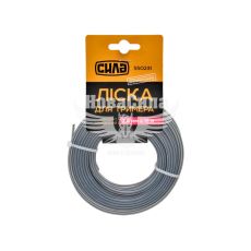 Косильна струна (Сила) квадрат армированный 2,4мм. 15м. Леска