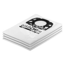 Флисовые фильтр-мешки для хозяйственного пылесоса WD4, WD5 (Karcher) (упаковка 4шт.)