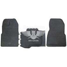 Автокилимки в салон F. Transit Custom з12р.в. (Polytep) (гумові) кт.-3шт.