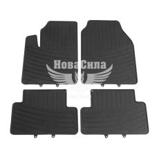 Автокилимки в салон F. Transit Connect з02-13р.в. (DP) (гумові) кт.-4шт.