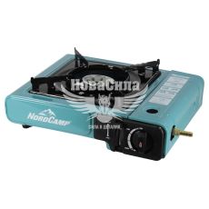 Плита газова портативна (Nord Camp) з перехідником для побутового балону