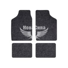 Автокилимки в салон Alfa Romeo 145 з96-01р.в (LKQ) (текстильні) кт.-4шт. чорні