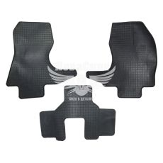 Автокилимки в салон F. Transit з86-00р.в. (Budget) (гумові) кт.-3шт.