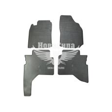 Автокилимки в салон Mitsubishi L200 з96-06р.в. (Stingray) (гумові) кт.-4шт. (Pajero Sport з96-08р.в.)