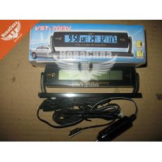 Автомобільні годинник термометр, вольтметр (VST) (в прикурювач)