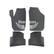 Автокилимки в салон Skoda Fabia II з07-14р.в. (Stingray) (гумові) кт.-4шт.