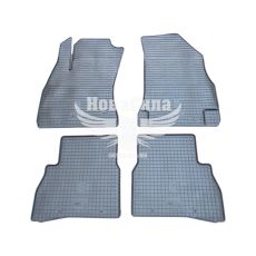 Автокилимки в салон Fiat Doblo з10р.в. (Budget) (гумові) кт.-4шт. (Opel Combo з11-18р.в.)