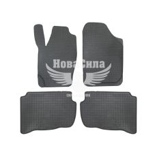 Автоковрики в салон Skoda Fabia I-II с99-14г.в. (Budget) (резиновые) кт.-4шт.