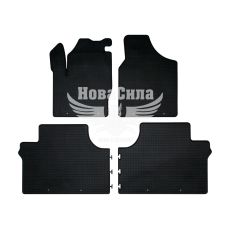 Автокилимки в салон VW Sharan з95-10р.в. (Polytep) (гумові) кт.-4шт. (F. Galaxy, Seat Alhambra)