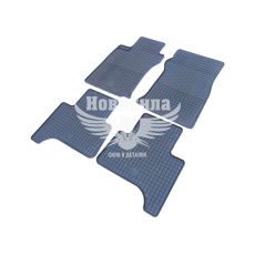 Автокилимки в салон Toyota Land Cruiser 120 з02-09р.в. (Budget) (гумові) кт.-4шт.