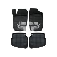Автокилимки в салон Skoda Fabia I-II з99-14р.в. (Polytep) (гумові) кт.-4шт. (високий борт)