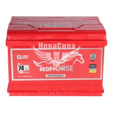АКБ 74-А/Ч (Red Horse) Professional (L+) 720A (278х175х190мм.)