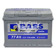 АКБ 77-А/Ч (Bars) Premium (R+) 750A (278х175х190мм.)