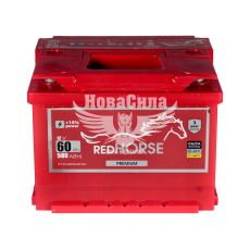 АКБ 60-А/Ч (Red Horse) Premium (L+) 580A (242х175х190мм.)