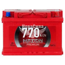 АКБ 77-А/Ч (Maxion) Premium TR (R+) 770A (276х175х190мм.)