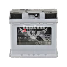 АКБ 55-А/Ч (Platin) Silver (R+) 520A (242х175х190мм.)