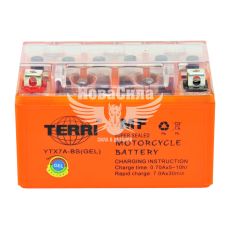 АКБ мото гелевый 12V 7-А/Ч L+ (Terri) (150х87х107)