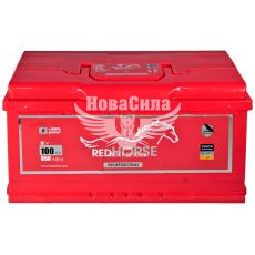 АКБ 100-А/Ч (Red Horse) Professional (R+) 850A (353х175х190мм.)