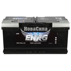 АКБ AGM 105-А/Ч (Enrg) S-5 (R+) 910A (393х175х190мм.) START-STOP