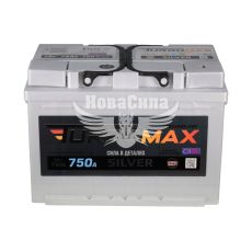 АКБ 75-А/Ч (TurboMax) Silver (R+) 750A (278х175х190мм.)
