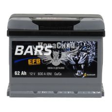 АКБ 62-А/Ч (Bars) EFB (R+) 600A