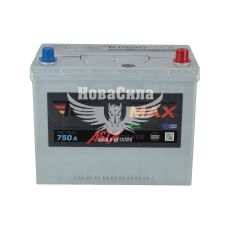 АКБ Азія 75-А/Ч (TurboMax) Silver (R+) 750A (261x175x223мм.)
