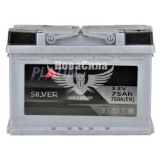 АКБ 75-А/Ч (Platin) Silver (R+) 750A обсл. з пробк. (275х175х190мм.)