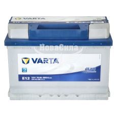 АКБ 74-А/Ч (Varta) Blue Dynamic (L+) 680А (278x175x190мм.)