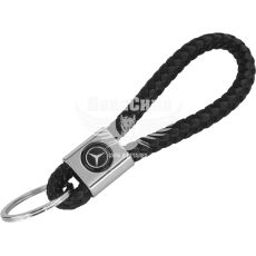 Брелок на ключи Mercedes-Benz плетеный (КНР) (кожа)