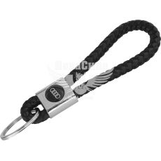 Брелок на ключі Audi плетений (КНР) (шкіра)