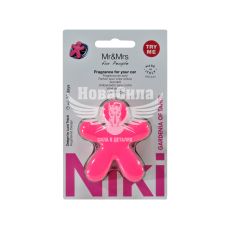 Ароматизатор (Mr&Mrs) Niki New Blister Gardenia Of Tahiti (полімерний на дефлектор)