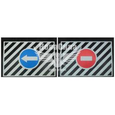 Брызговик груз. унев. 470х330мм. (Polytep) стоп-поворот