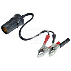 Гніздо прикурювача з крокодилами (Storm) до АКБ (12V, 15А, 30см.)