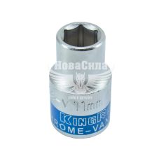Головка торцева низька шестигранна 1/2 11мм. (King ROY)