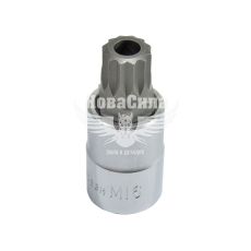 Головка торцева з бітою SPLINE 1/2 М16 (Hans) (60мм.)