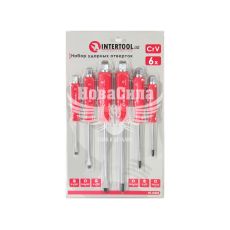 Викрутка (набір) (Intertool) кт. 6шт. -/+ ударні