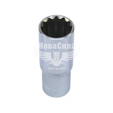 Головка торцева висока дванадцятигранна 1/2 22мм. (Yato)