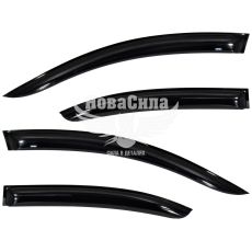 Ветровики Skoda Rapid клеящие с 12 г.в. (Voron Glass)