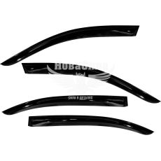 Ветровики Skoda Octavia A5 с05-13г.в. хэтчбек клеящие (Cobra)